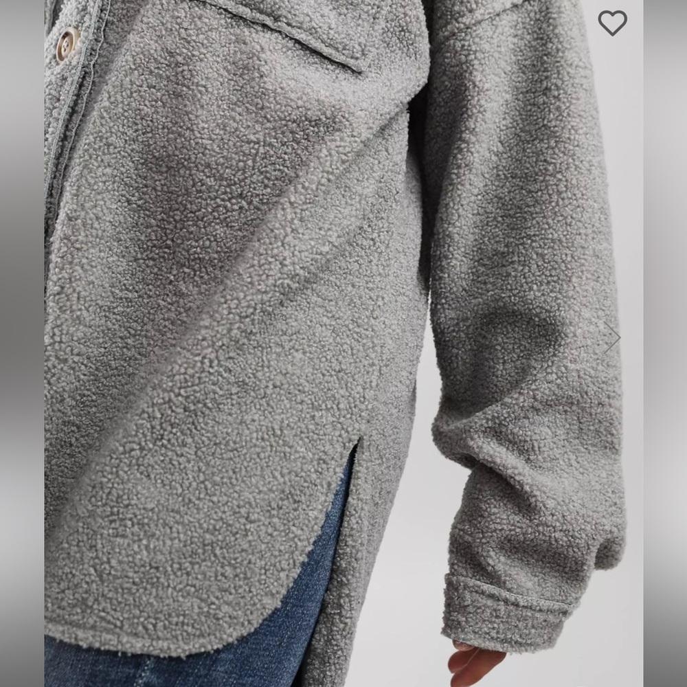 BKE Exclusive Oversized Fleece Shacket - Picture 2 of 4
